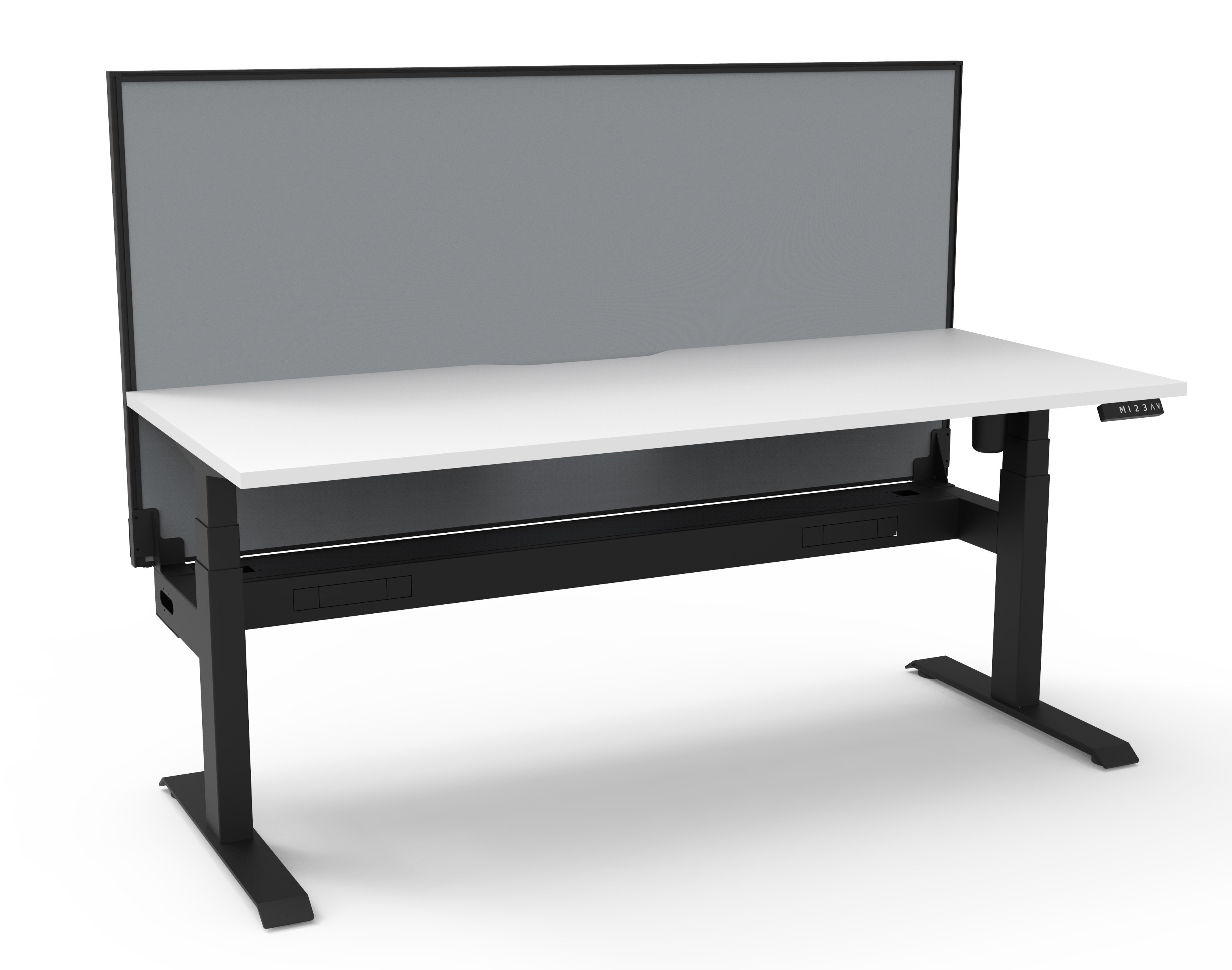 Boost Light Single Sided Workstation - With Screen